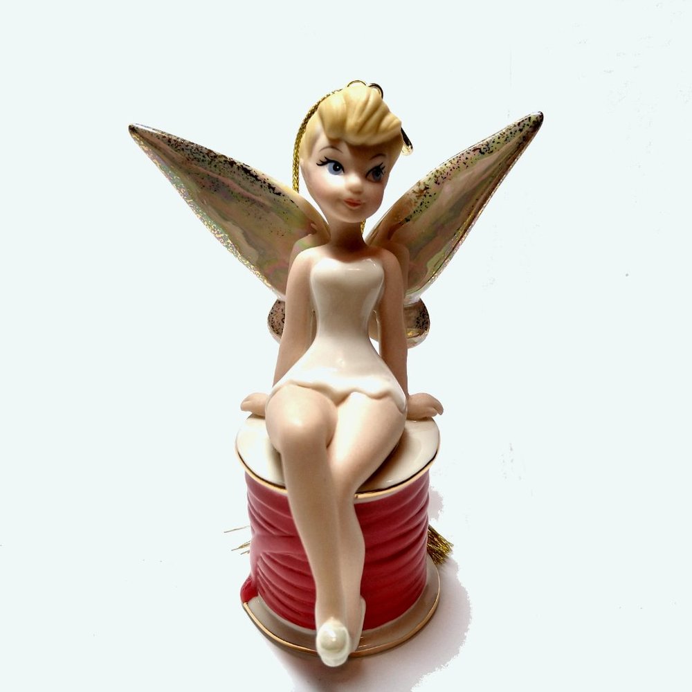 Lenox Disney Showcase Collection Tinker Bell Christmas Ribbon Ornament 2021 NIB